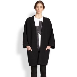Acne Studios Denice Boiled Wool Cardigan Jacket